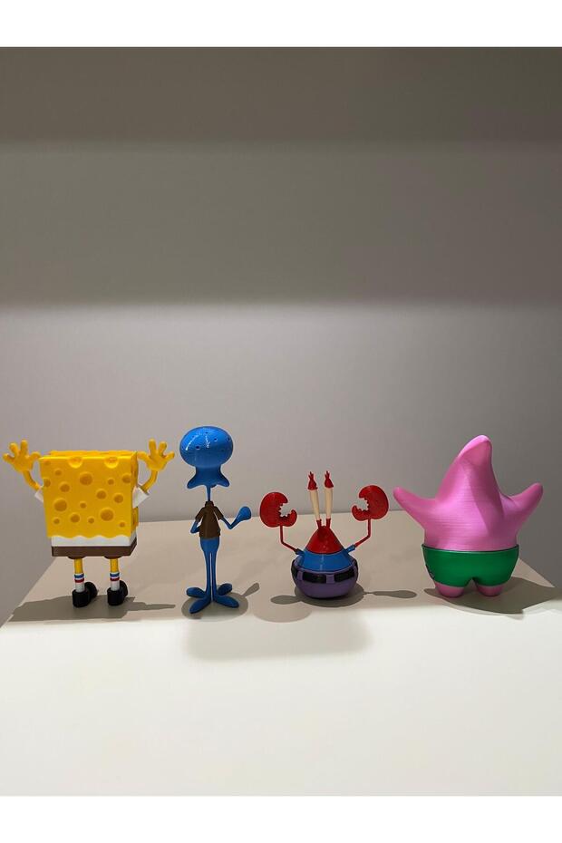 Sünger Bob, Patrick, Yengeç ve Ahtapot Figürleri - 2