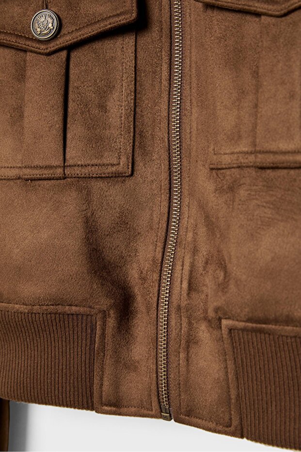 Ribanalı kısa ceket - 7