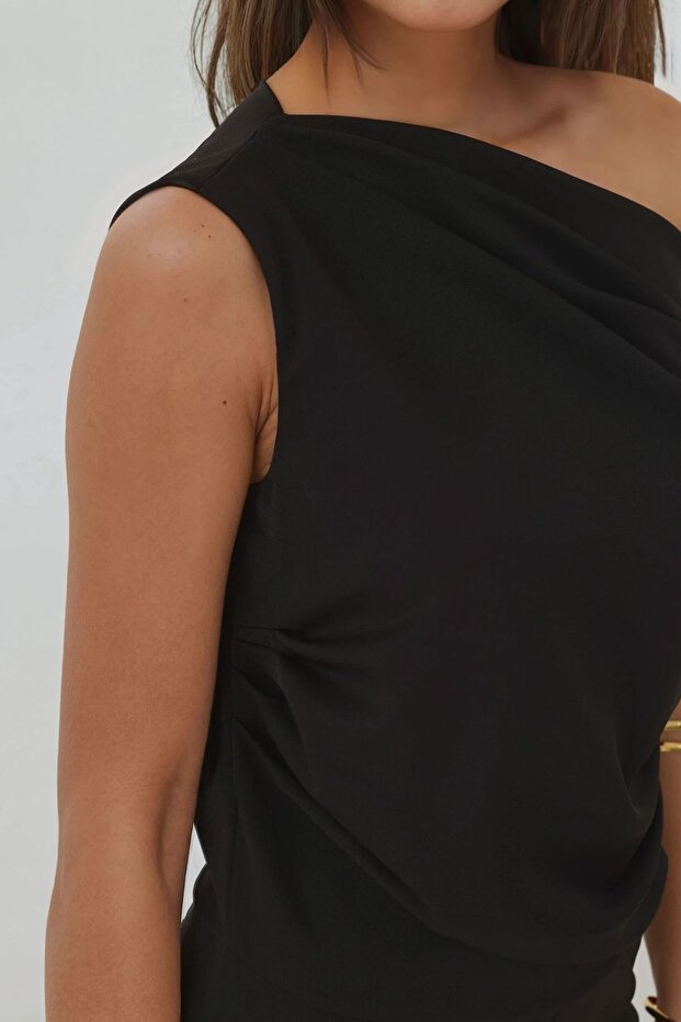 Asimetrik Yaka Tulum - 6