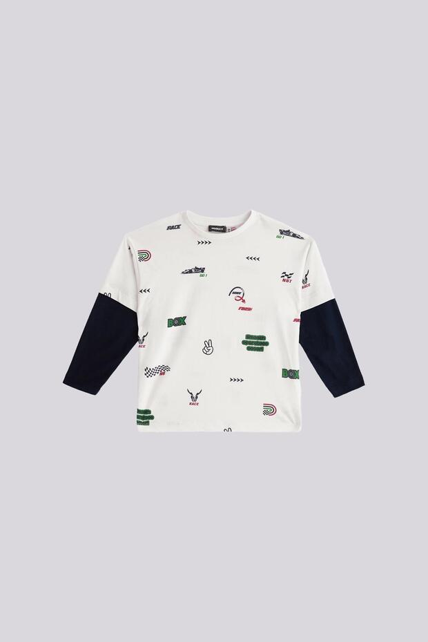 تيشيرت للأولاد منقوش من BG Store - 5