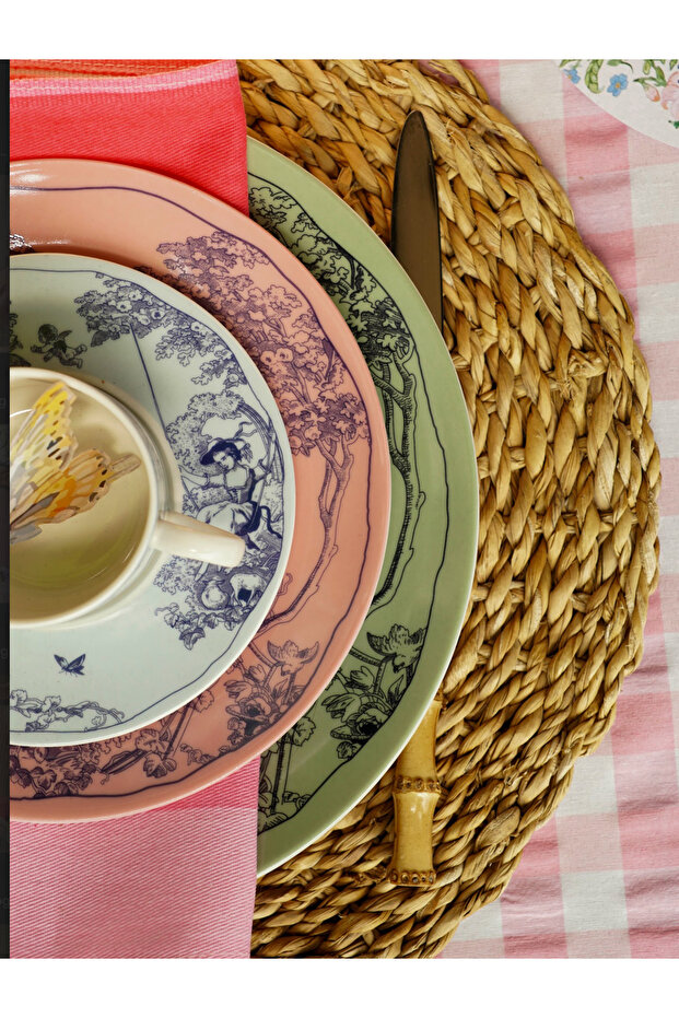 Timeless Collection Yeşil 25 cm Tabak - 3