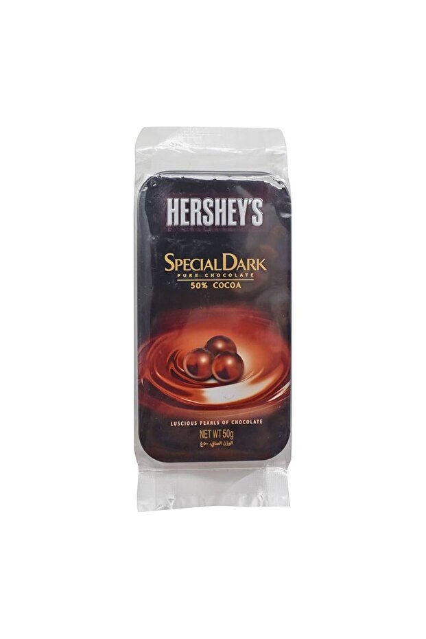 Hershey’s Pearls Dark Chocolate in Tin – 50g, Pack of 6