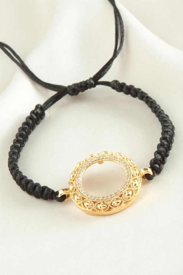 Gold Plated Macrame Braided Bracelet