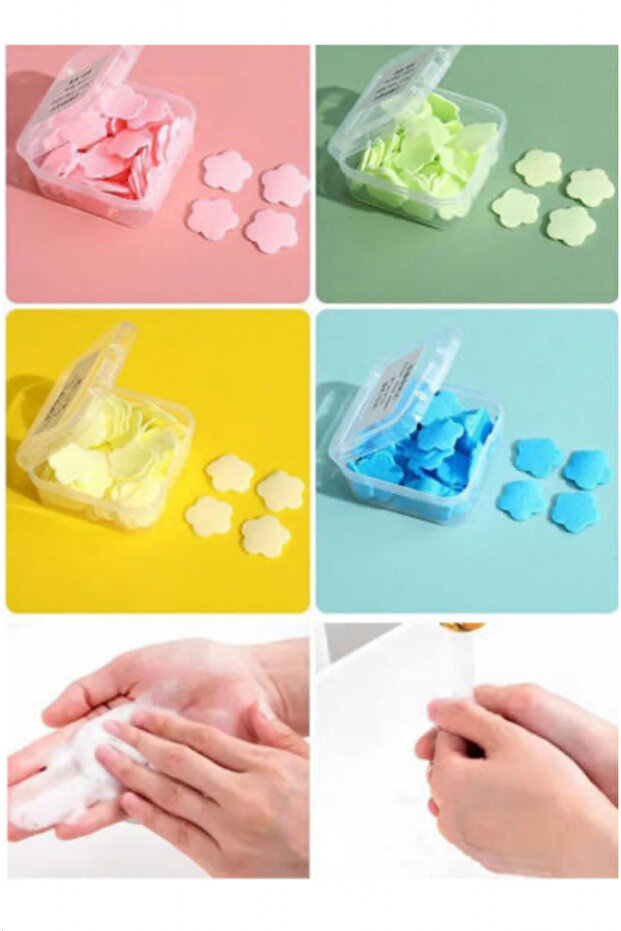 4’lü mini kâğıt sabun - 1