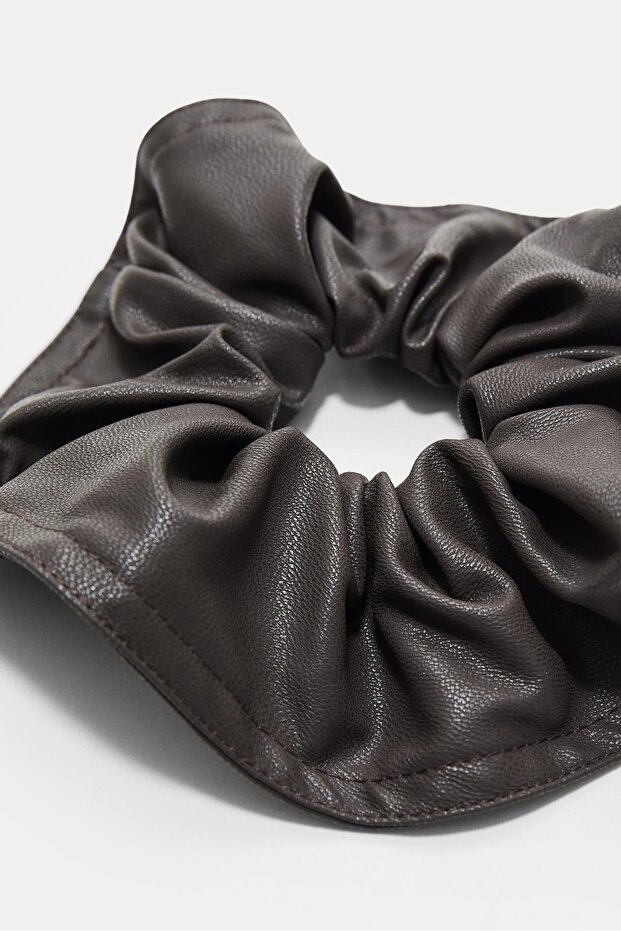 Set 2 suni deri saç tokası - 5