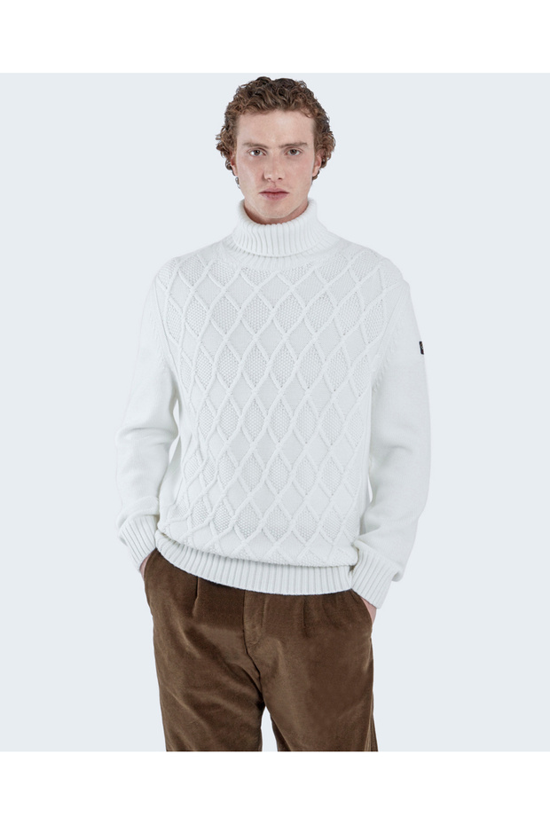 MEN'S WOOLLEN TURTLENECK - 1