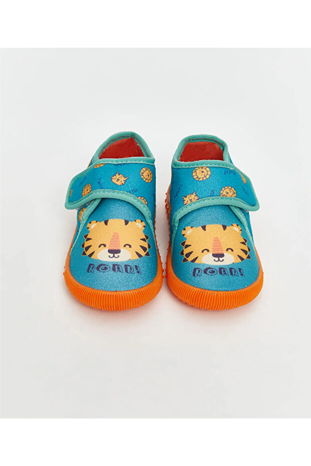LCW STEPSYeşil Baskılı Erkek Bebek Panduf - 3