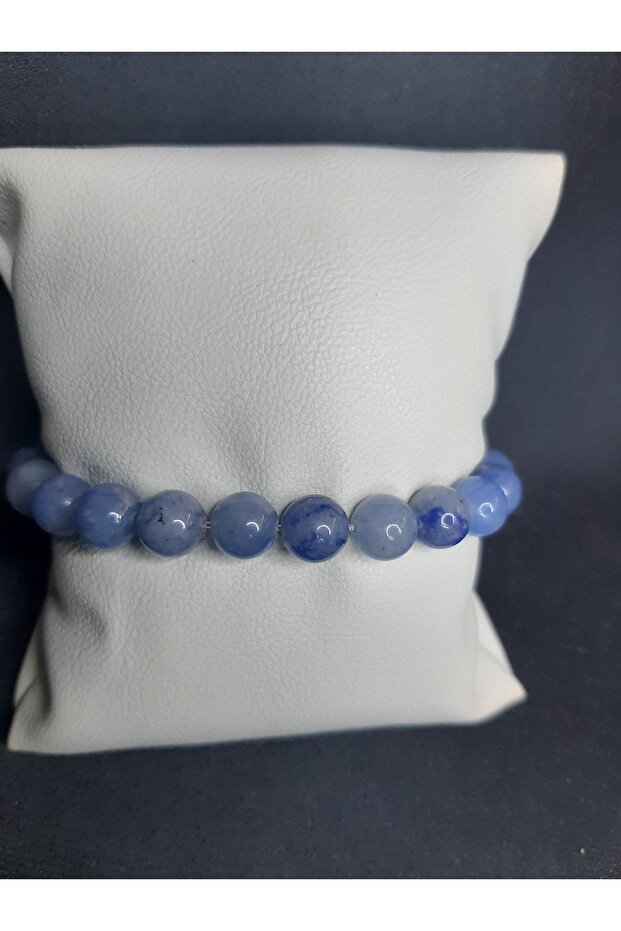 Blue Agate Stone Bracelet Simple and Stylish Unisex