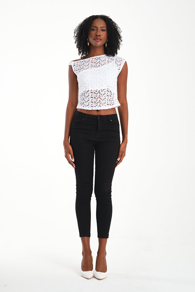 One Shoulder Blouse - 2