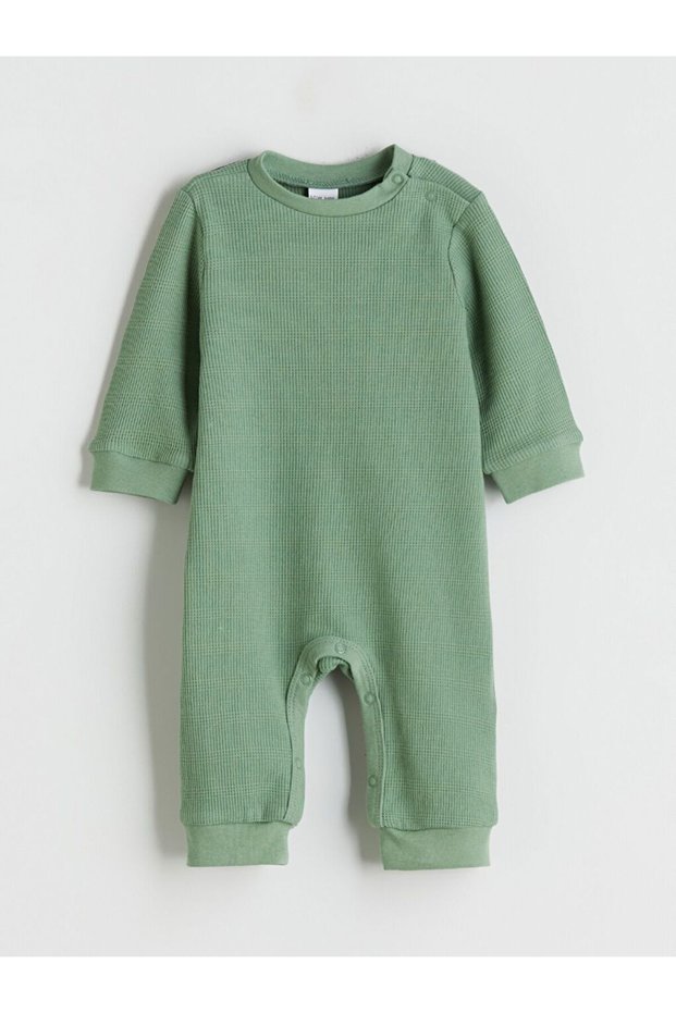 LCW baby Crew Neck Baby Boy Jumpsuit