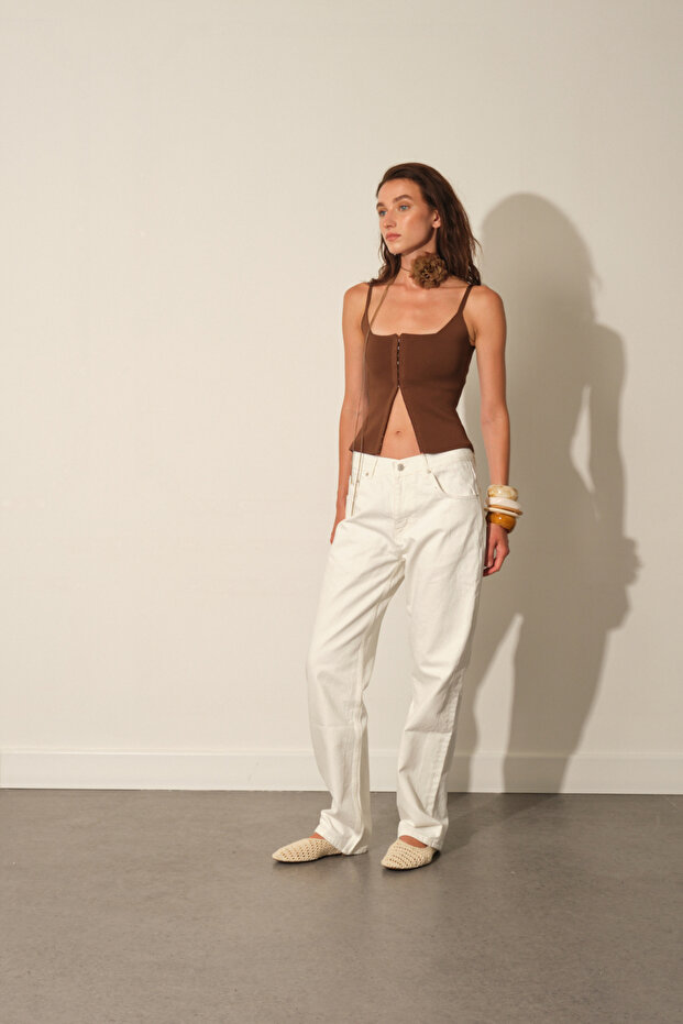 Triko Agraflı Korse - 2