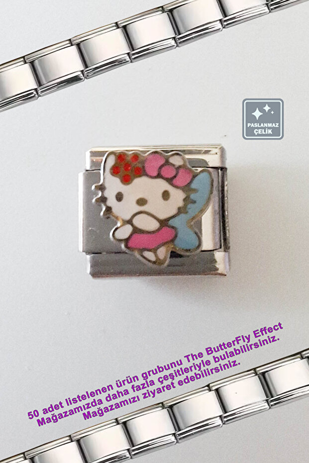 Italian Steel Bracelet - Single Charm