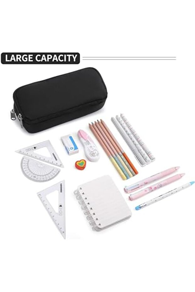Pencil Pouch from X Spring, Large Capacity, Simple, Durable, Multifunctional - 8