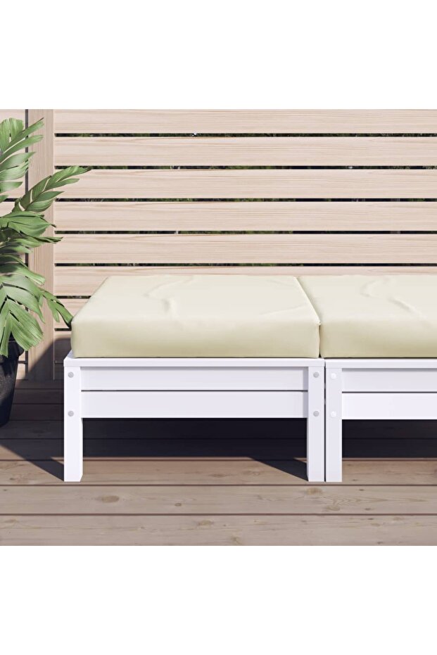 Pallet Cushion Cream 60x60x6 cm Oxford Fabric