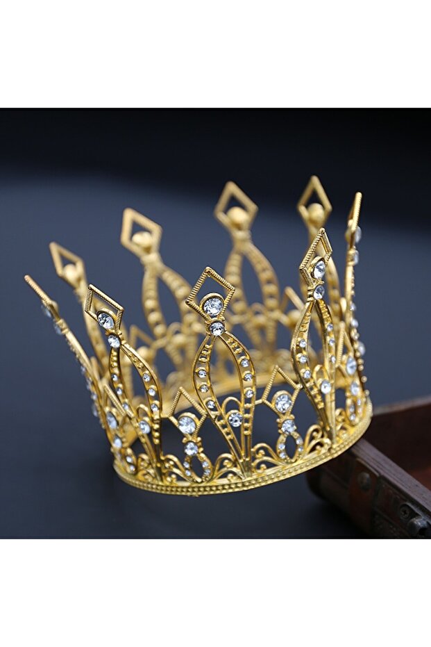 Χρυσό Στέμμα με Στρας - 2