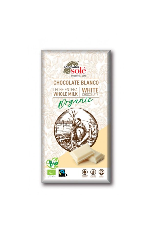 Ciocolata alba bio&fair, 90g