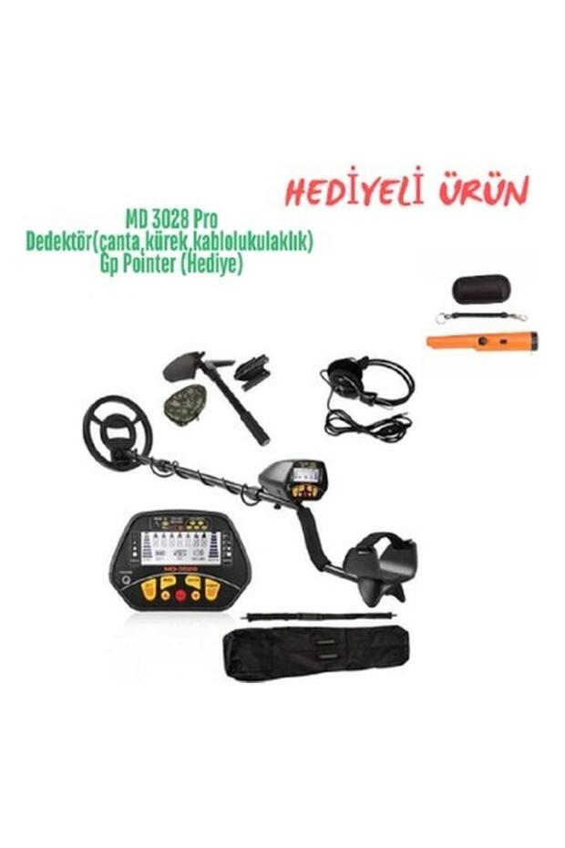 Md 3028 2025 Versiyon Define Altın Metal Dedektörü - Gp Pointer Hediyeli - 1
