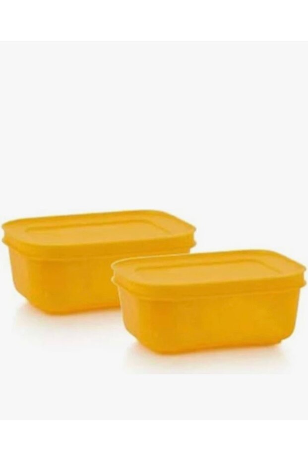 طقم ألاسكا 450 مل × 2 / حاوية تخزين برتقالية اللون - 1
