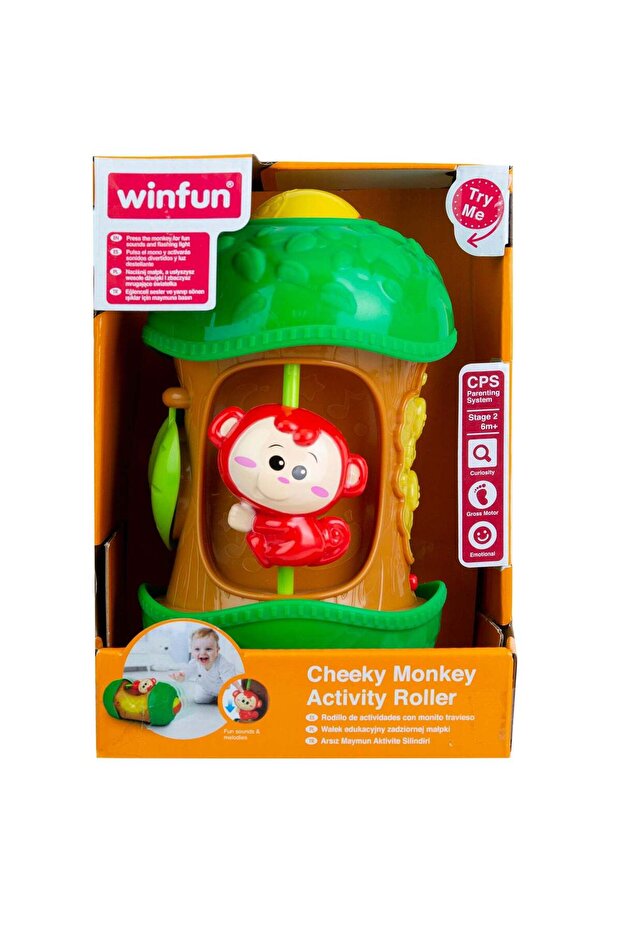 - Activity Roll Toy Monkey - 0758 - 2