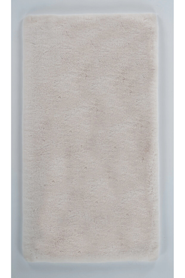 Palma Krem Peluş Post Halı - 2