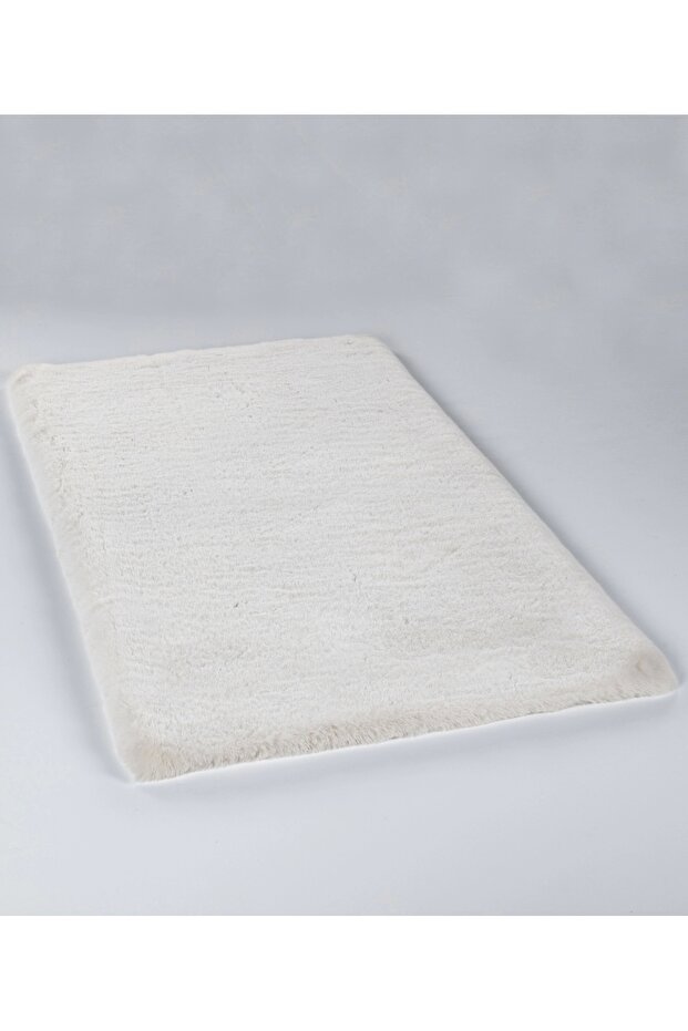 Palma Krem Peluş Post Halı - 1