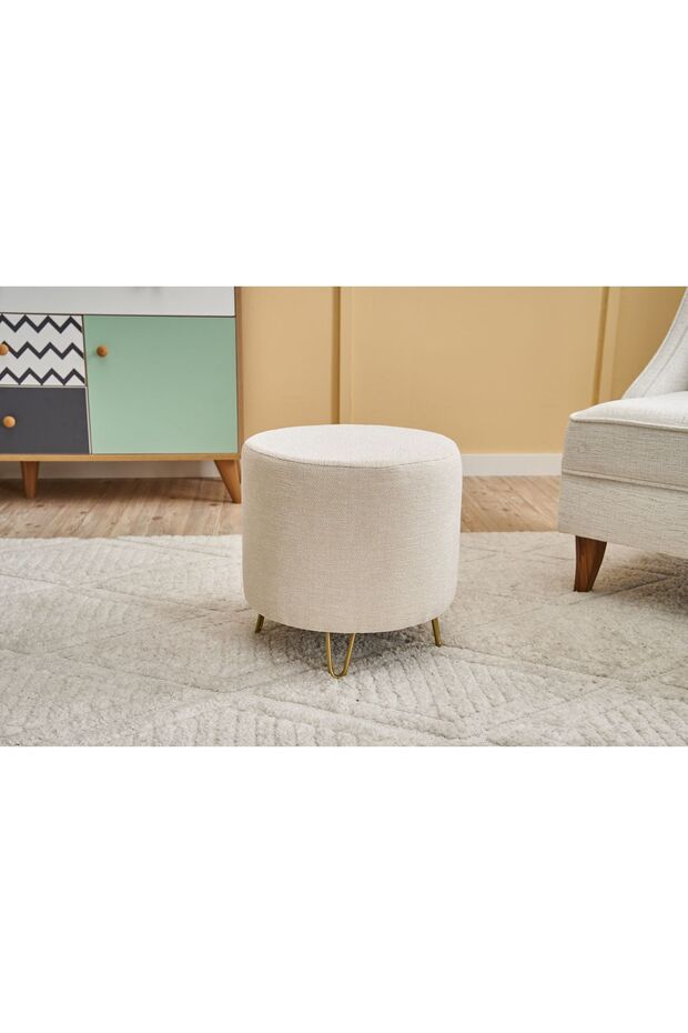 Asmara Demir Ayaklı Puf Gabbana 02 - 1