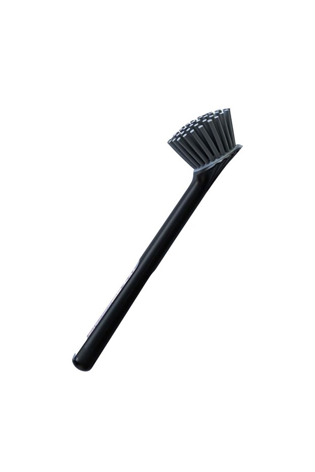 Soft and Non-Scratch Dish Brush – Ergonomic & Durable Gray - 4