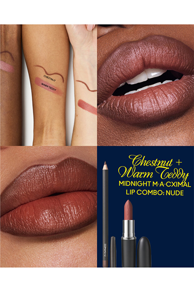 MACximal Midnight Lipcombo - İkili Dudak Seti - Neutral - 4