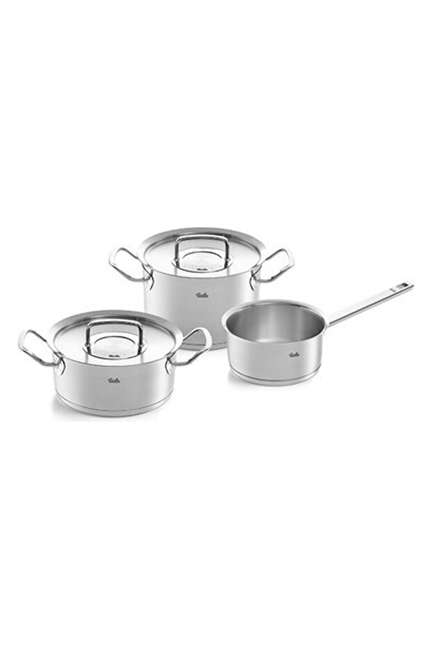 طقم أواني طهي بغطاء معدني أصلي من Profi Collection مكون من 5 قطع
