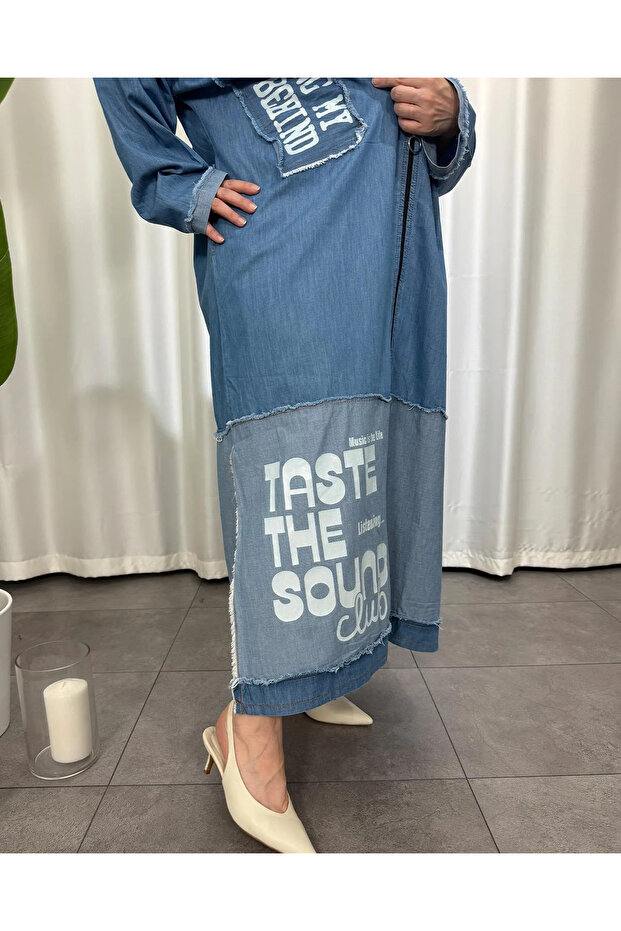 Sera Denim Trençkot - 2