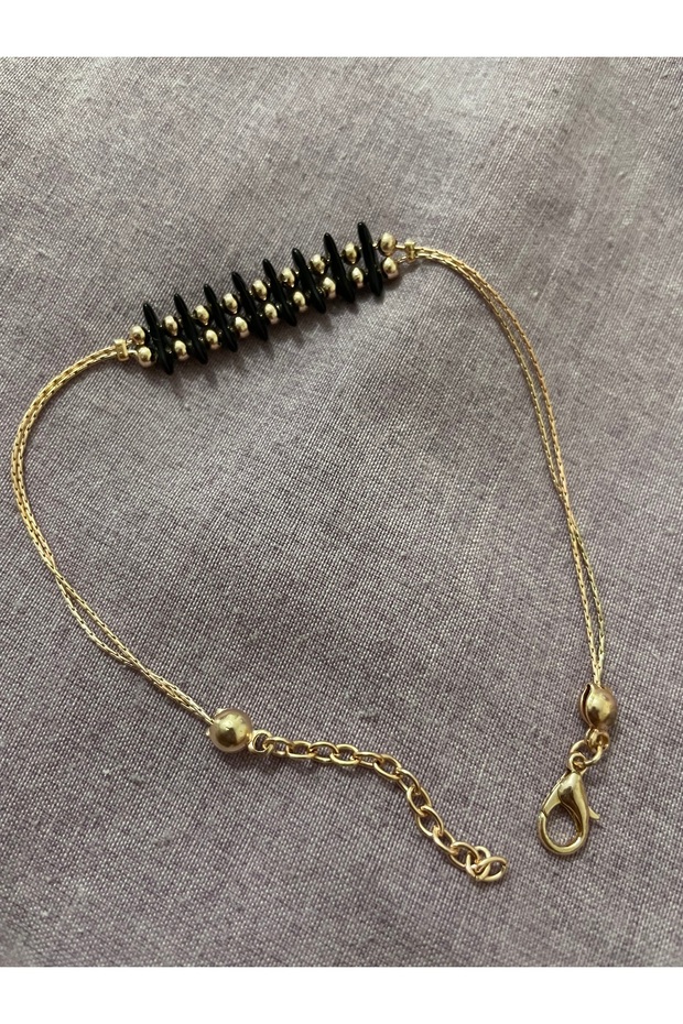 Siyah şık halhal - 1