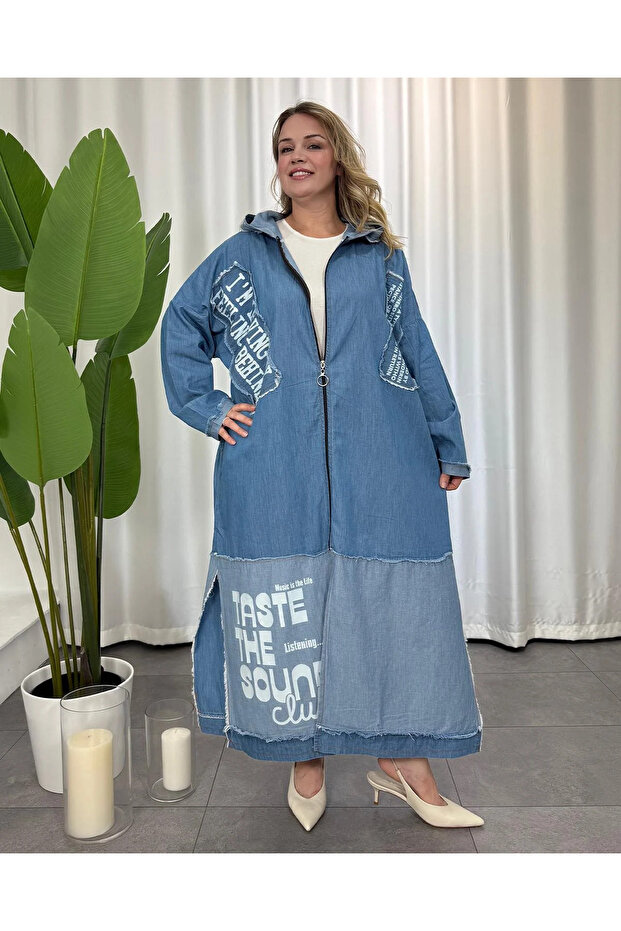 Sera Denim Trençkot - 1