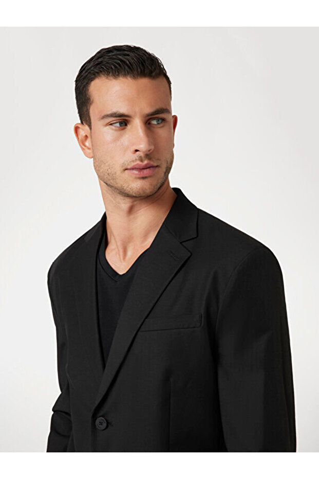 Eaton Erkek Tek Düğmeli Blazer - 3