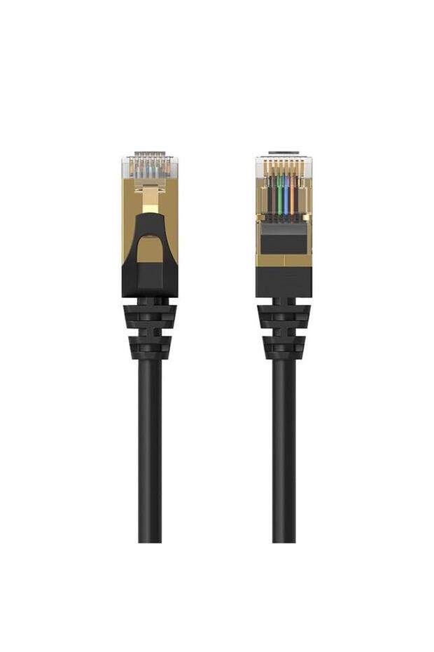 CAT7 5 Metre Ethernet Kablosu - 10GBPS Yüksek Hız, 600MHZ Bant Genişliği, Çift Koruma (Stp), Altın K - 3