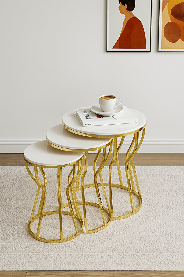 ZÜMRA 3'LÜ ZİGON (MDF üst ) - 5