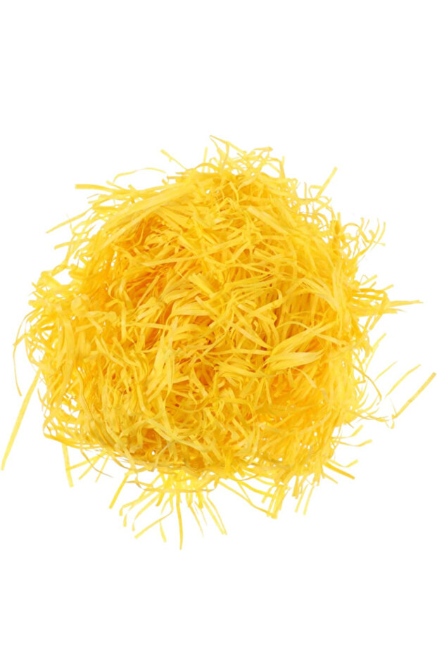 Eco-Friendly Crinkle Cut Shredded Paper Filler – 100 grams, Yellow