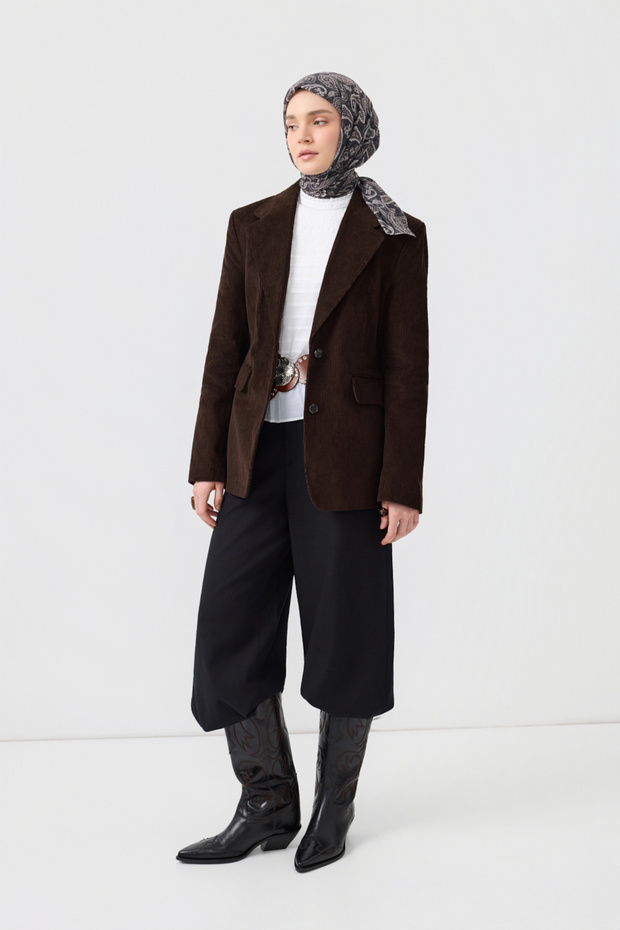 Pamuk Eşarp Siyah - 4