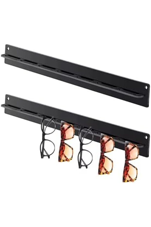 Wall Mounted Acrylic Sunglasses Display Rack Clear Storage Organizer Stand