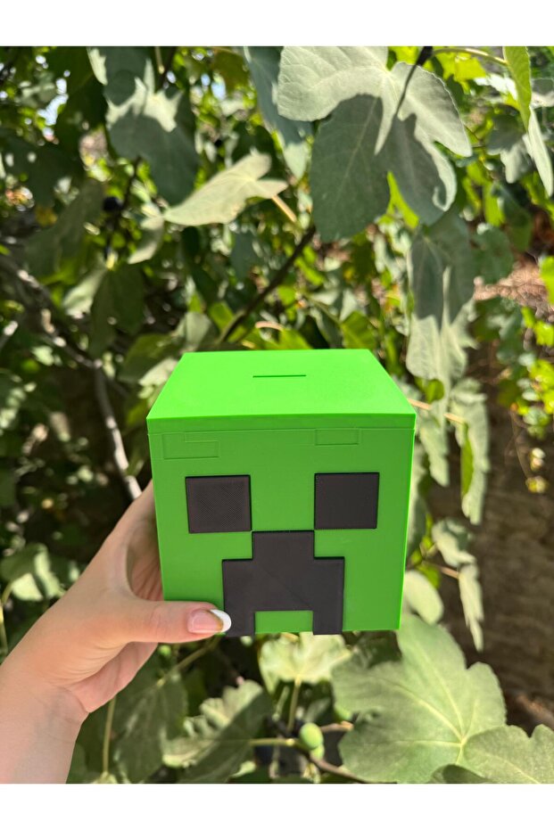 3D Minecraft Creeper Kumbara - 5