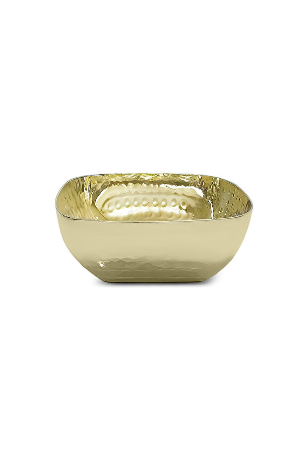 New Year's Day Loren Snack Bowl Gold 13X4 cm