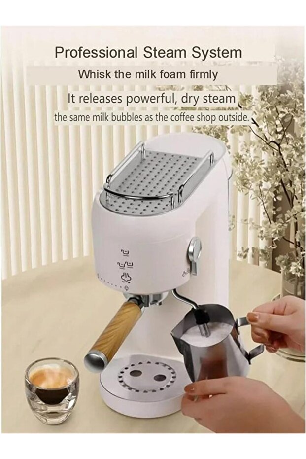 ماكينة قهوة أوتوماتيكية فاخرة DENX DX3417 بقوة 20 بار