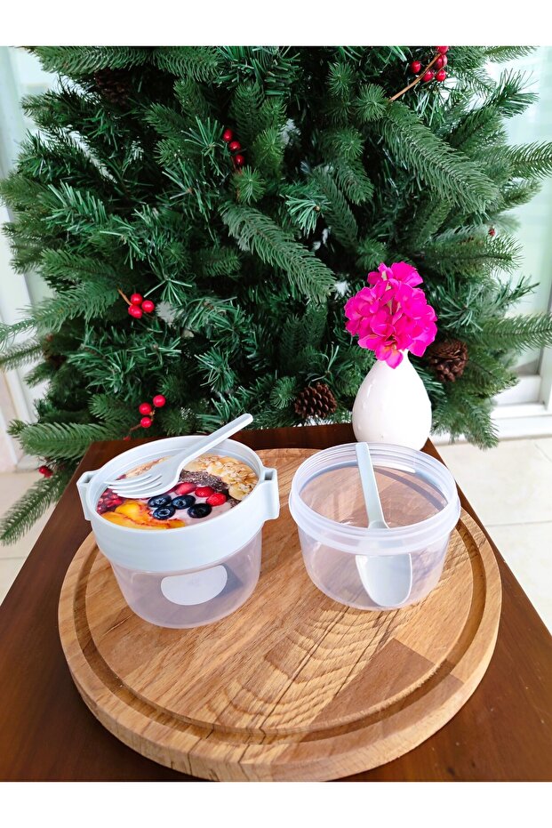 حاوية الوجبات الخفيفة بلفور - رمادي - 3