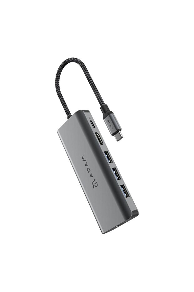 Casa HUB A01S USB-C 4K 6-in-1 HUB - Grey