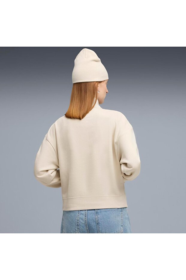 Class Half-Zip Crew Kadın Yetişkin Sweatshirt - 4