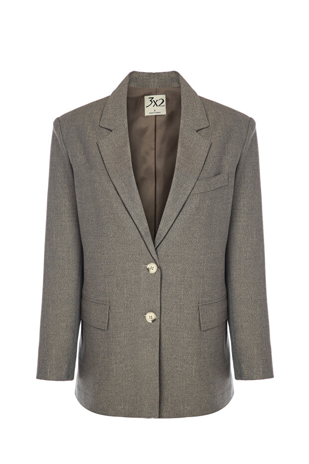 سترة بليزر منسوجة 3×2 - 1