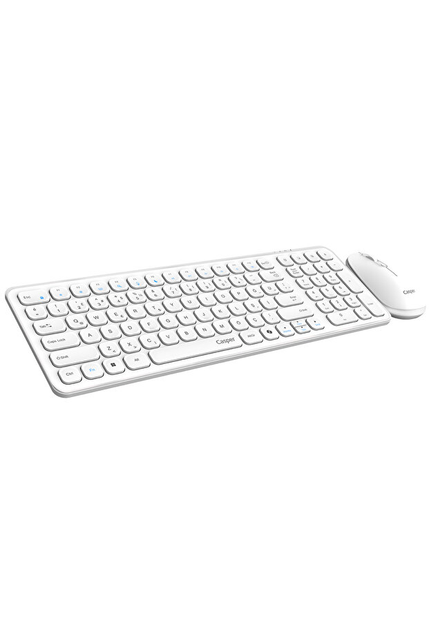 D300 Beyaz Kablosuz Klavye Mouse Set - 4