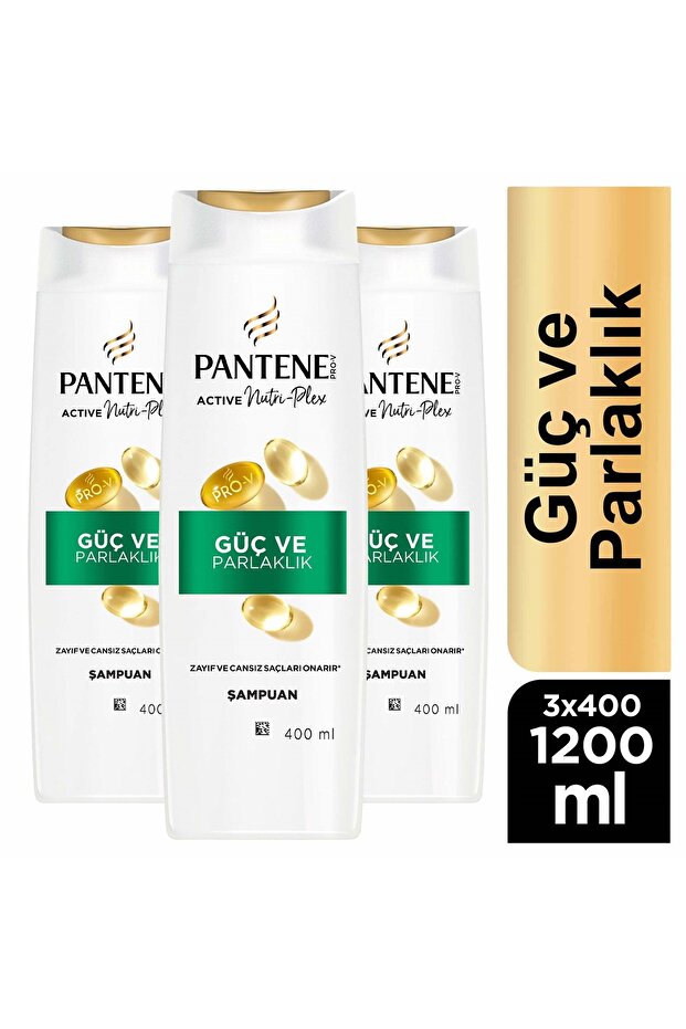 Güç ve Parlaklık Şampuan 400ml x3 Adet - 1