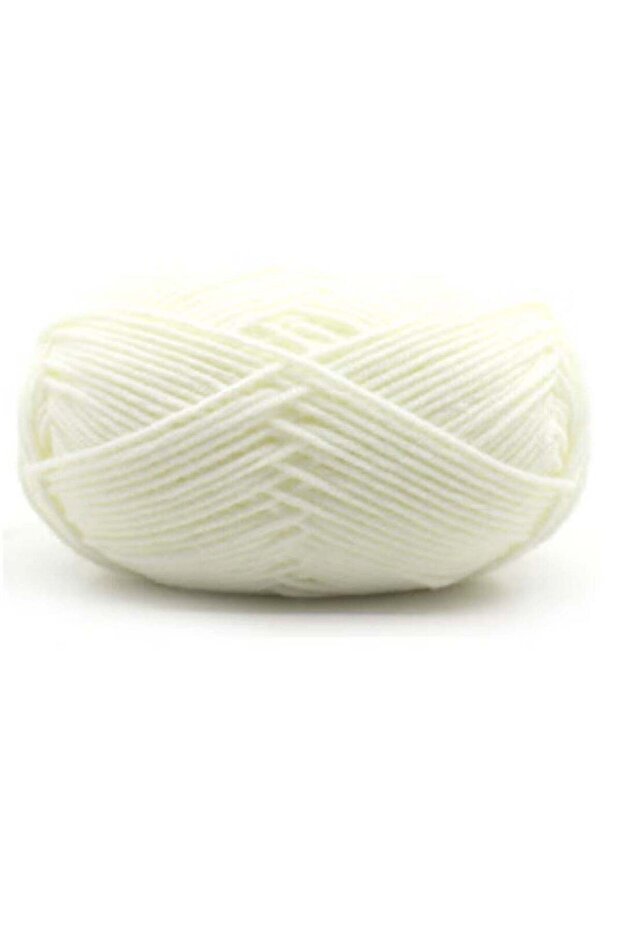 Knitting Wool Yarn Thread - White - 1