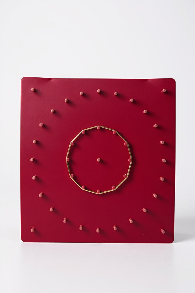 Geometry Board Double Sided Red - 2