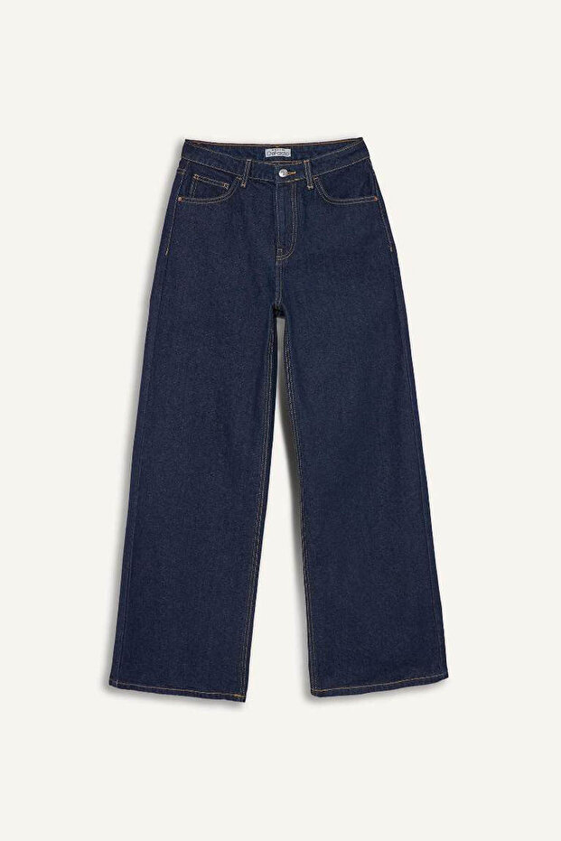 Wide Leg Blue Women's Jean Pants E9113Ax/Nm82